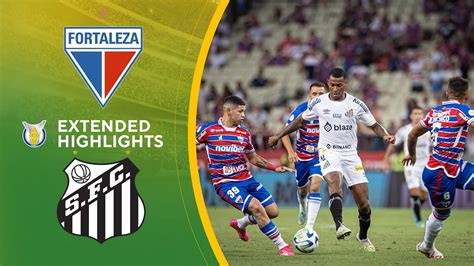 Fortaleza vs Santos Extended Highlights Brasilerao Série A CBS