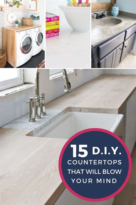 Affordable DIY Countertops That Will Blow Your Mind