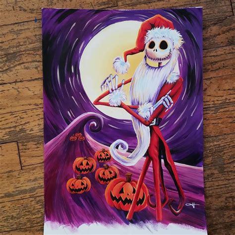 paintings and artwork Jack Skellington nightmare before Christmas - core-global.org