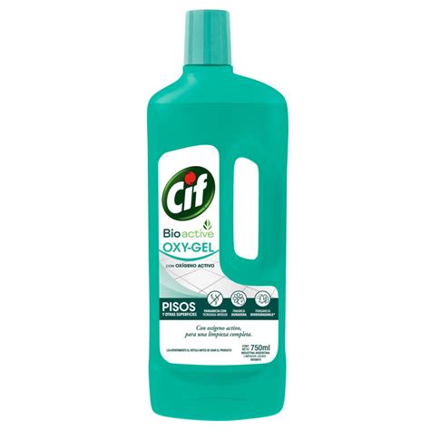 Cif Oxygel con Oxígeno Activo para Pisos y Otras Superficies 750 ml