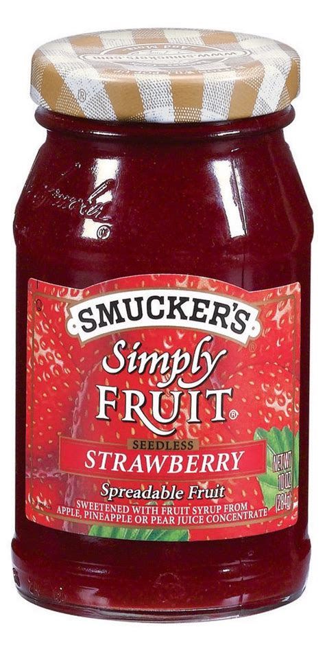 Smuckers Simply Fruit Apricot Spreadable Fruit 10 Ounce