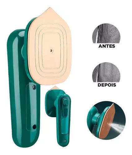 Mini Ferro De Passar Roupa Port Til A Vapor Viagem Mala Mercadolivre