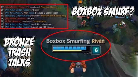 BDV Boxbox Smurf In Bronze Bronze Trashtalks Flash Deals Damage