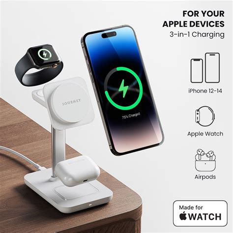 Trio In Wireless Charging Station Apple Watch Charger Charging