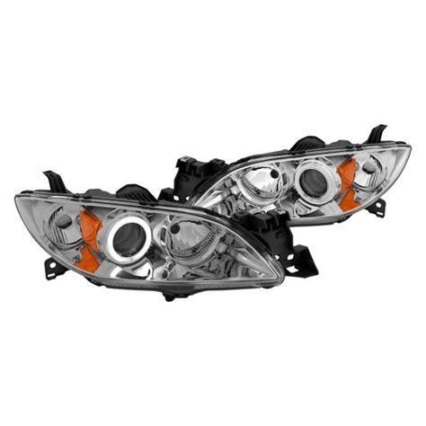 Cg Mazda Sedan Chrome Halo Projector Headlights