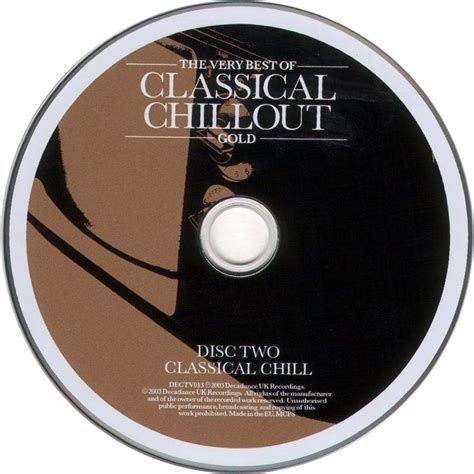 Car Tula Cd2 De The Very Best Of Classical Chillout Gold Portada