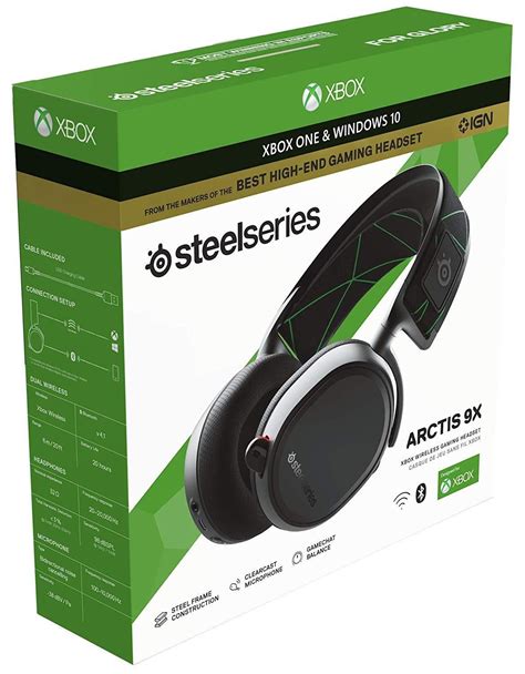 Arctis 9x Gaming Headphones Black Xbox Series X Compatible Gamesplanet Ae One Stop For All