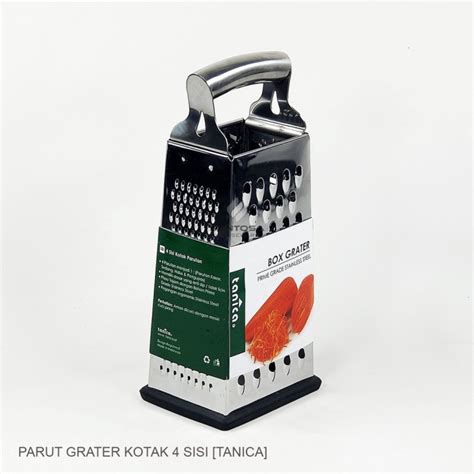 Jual Tanica 4 Side Box Grater Parutan Menara 4 Sisi Stainless