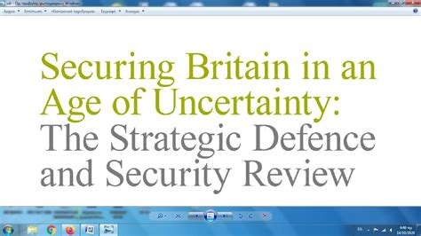 UK Strategic Defence Review Defence Analysis Procurement Nuclear