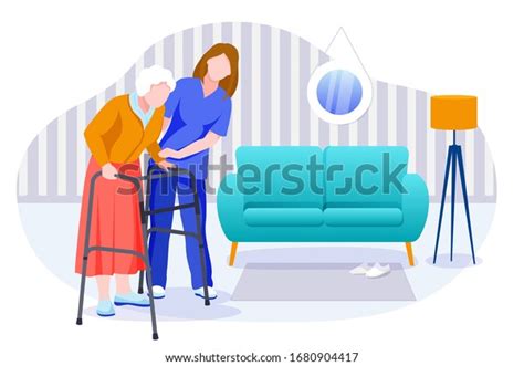 3,071 Nursing Home Care Cartoon Stock Vectors, Images & Vector Art ...