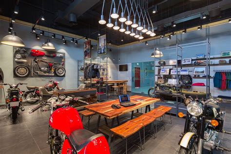 Royal Enfield Dubai Showroom interior official