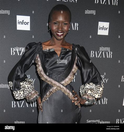 New York Ny September 05 Alek Wek Attends The Harpers Bazaar Icons