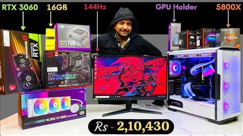 Rs 2 1 Lakh Full Gaming PC Build RTX 3060 ROG Strix Bisombi