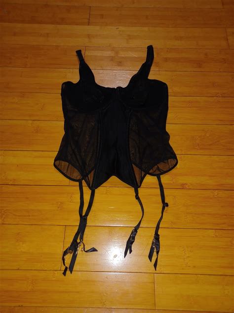 80s Vintage Lingerie Corset Top 36D Gem