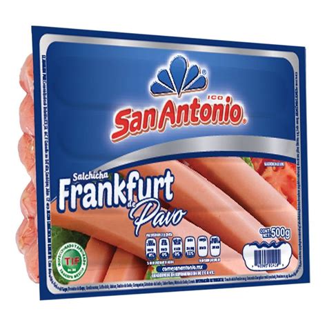 Salchicha De Pavo San Antonio Frankfurt 500 G Walmart