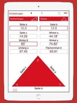Dreieck Rechner App Itunes Sterreich