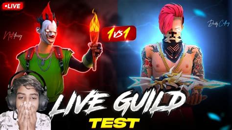 Free Fire Live Guild Testing V Guild Test Live Ff Live Guild