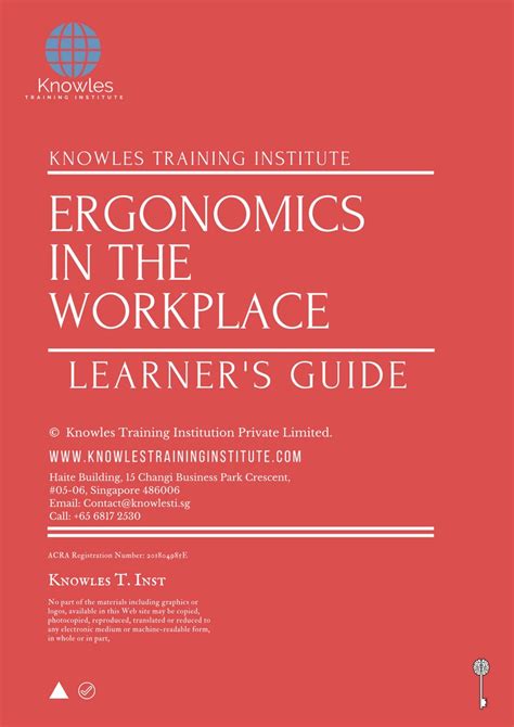 Ergonomics In The Workplace Course Taiwan Ergonomics In The Workplace Workshop