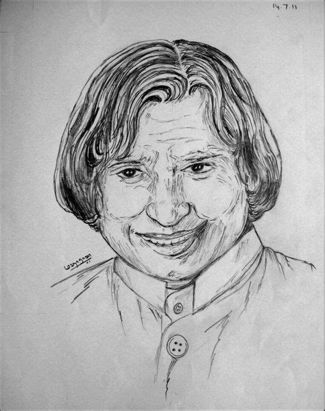 Abdul Kalam Sketch - Free Mock-up