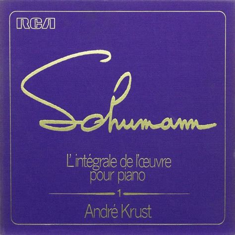 L Int Grale De L Oeuvre Pour Piano Volume By Andr Krust Album