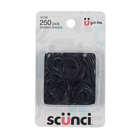 Scunci Small Black Rubber Bands - Shop Hair accessories at H-E-B