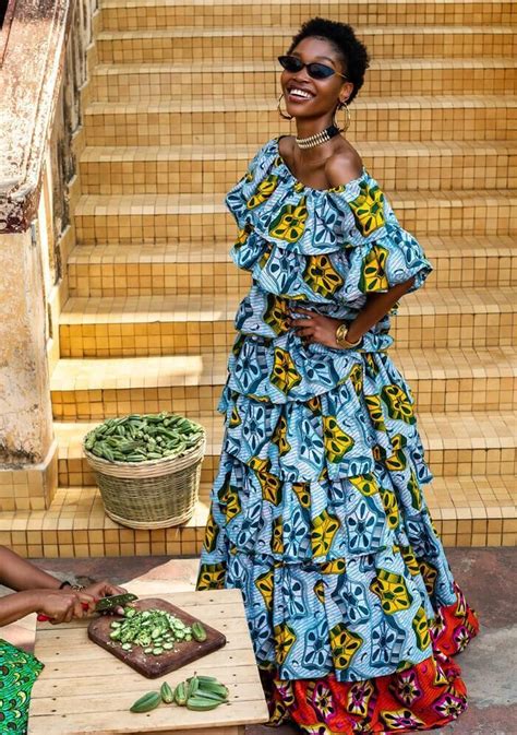 Gombo frais coupé Lookbook de la mode africaine style africain