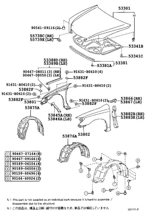 Unveiling The Intricate Diagram Of Toyota Camry Body Parts