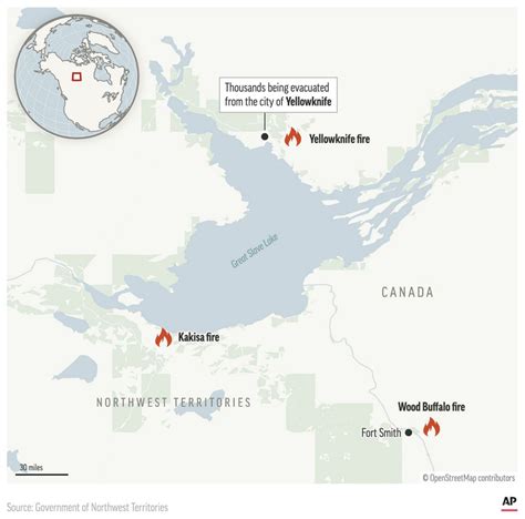 Thousands Flee Raging Wildfire Turning Capital Of Canadas Northwest