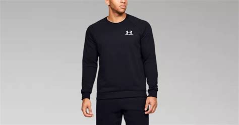 Mens Ua Rival Fleece Crew Under Armour Us