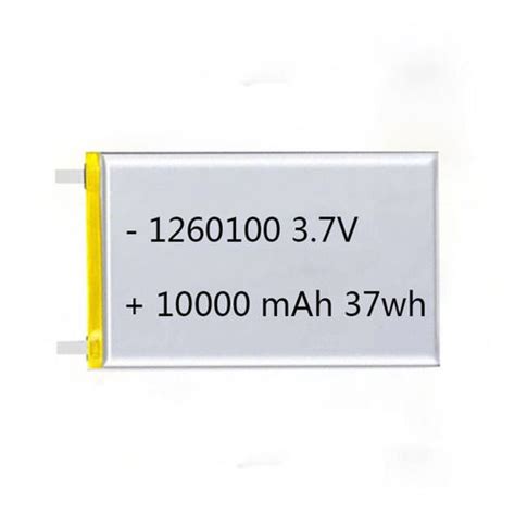 High Capacity 3 7v 10000mah Power Bank Li Polymer Battery Nominal