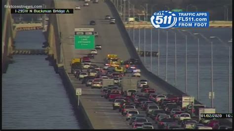 lanes  buckman bridge closed due  crash  injuries