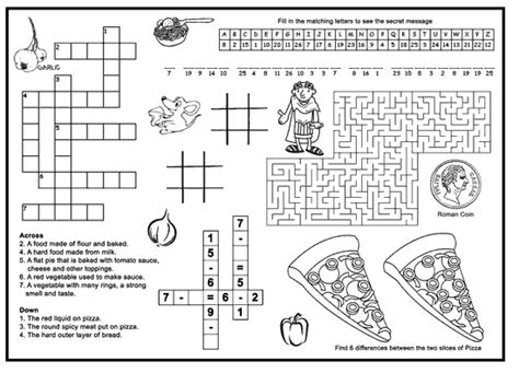 Children's Menus | Kid's Placemat Coloring Menus for Restaurants