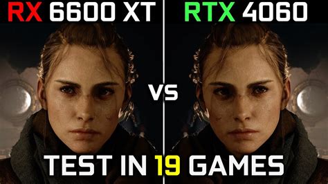 Rx 6600 Xt Vs Rtx 4060 Test In 19 Games At 1080p Which One Is Better 🤔 2023 Youtube