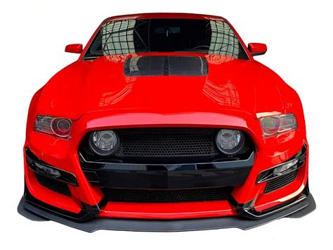 2018 Shelby Gt500 Style Conversion Front Bumper For Ford Mustang 2010 Cars Mania