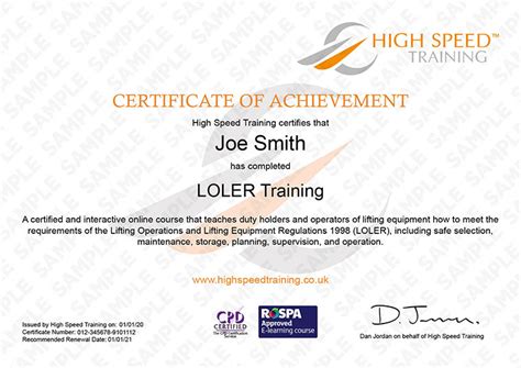 Loler Training Online Course Cpd Accredited