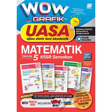 Sasbadi Rujukan Wow Grafik Uasa Kssr Matematik Tahun