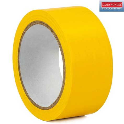 Yellow Self Adhesive PVC Floor Marking Tape Size 2 Inch 23 Mtr At Rs