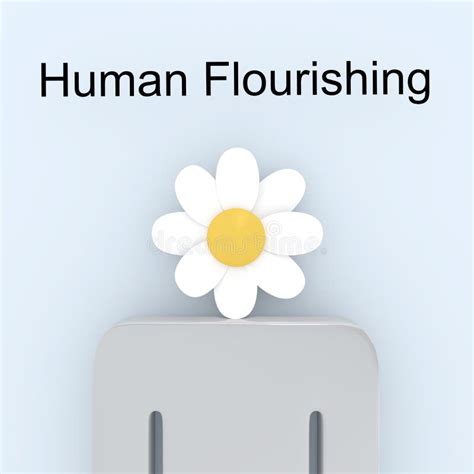 Human Flourishing Concept Stock Illustration Illustration Of