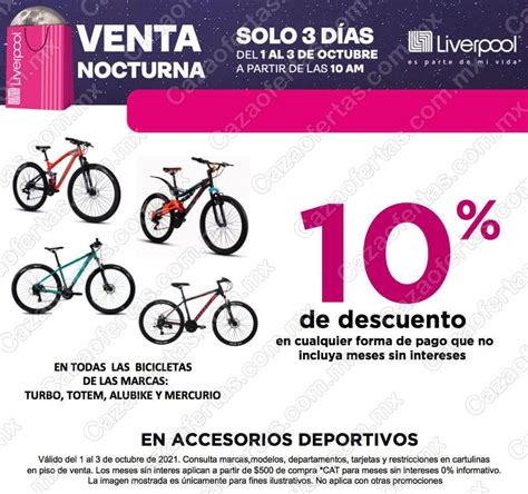 Promociones Venta Nocturna Liverpool Octubre 2021 Por Departamento