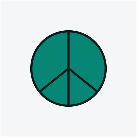 Peace icon vector logo design template 9900561 Vector Art at Vecteezy