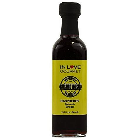 In Love Gourmet Raspberry Balsamic Vinegar 60ml2oz Sample Size Great