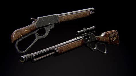 Lever Action Rifle Retexture WIP 2 At Fallout 4 Nexus Mods And Community