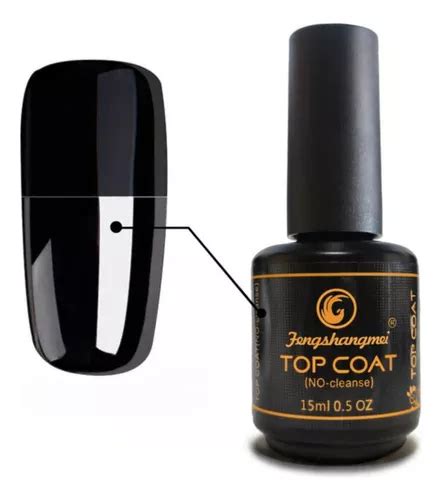 Kit 6 Selante Top Coat Fengshangmei Pretinho Do Poder 15 Ml MercadoLivre