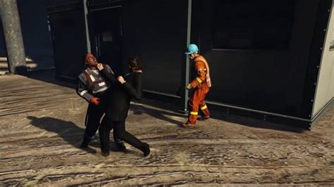 GTA V NPC Street Fight 13 YouTube