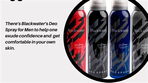 Blackwaters Deo Spray For Men To Help One Exude Confidence