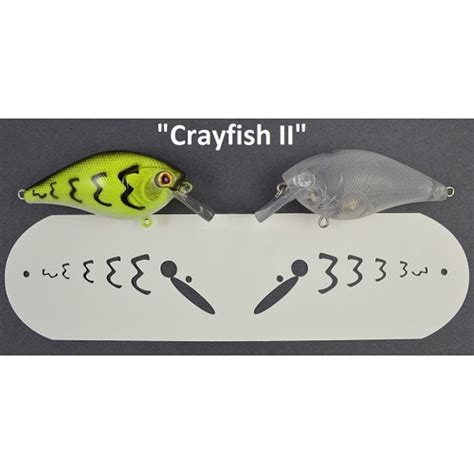 Crankbait Lure Pattern Stencils