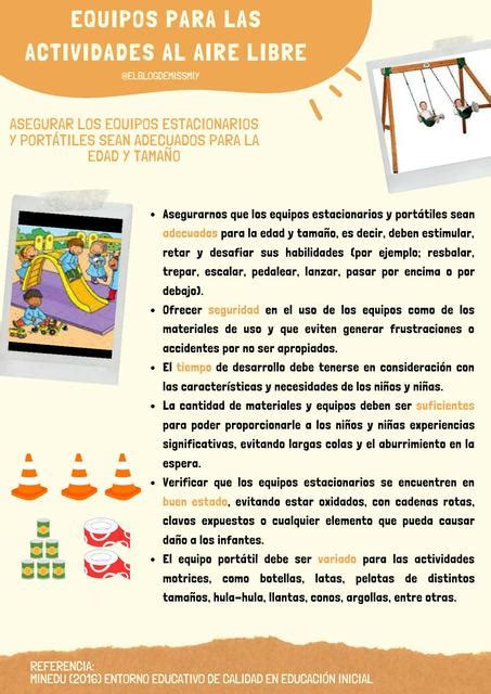 Equipos Para Las Actividades Al Aire Libre Elblogdemissmily UDocz