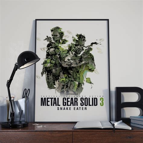 Metal Gear Solid 3 Snake Eater Poster Gaming Poster Room Decor Wall ...