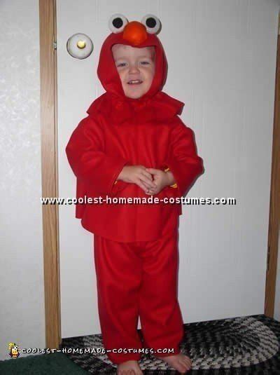 Homemade Elmo Halloween Costume