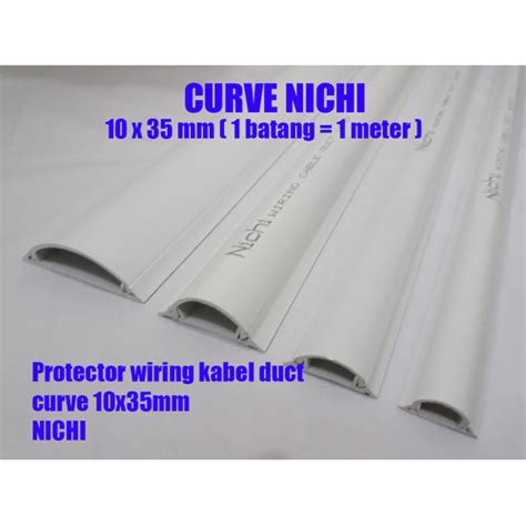 Jual Kabel Duct Lantai Floor Cable Duct 10x35 Nichi Melengkung Oval